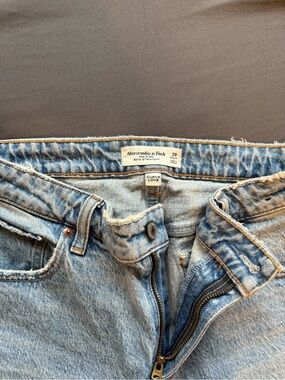 Abercrombie & Fitch Curved Love Light Blue Denim Jeans
